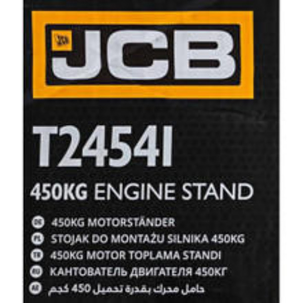 JCB Tools JCB 450kg Capacity Engine and Gearbox Stand, Heavy-Duty Swivel | JCB-T24541