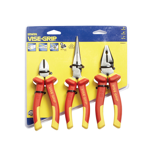 IRWIN® Vise-Grip® VIS10505519 IRWIN® Vise-Grip® VDE 3pc Plier Set