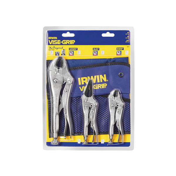 IRWIN® Vise-Grip® VISTVG73 IRWIN® Vise-Grip® TVG73 Locking Pliers Set, 3 Piece