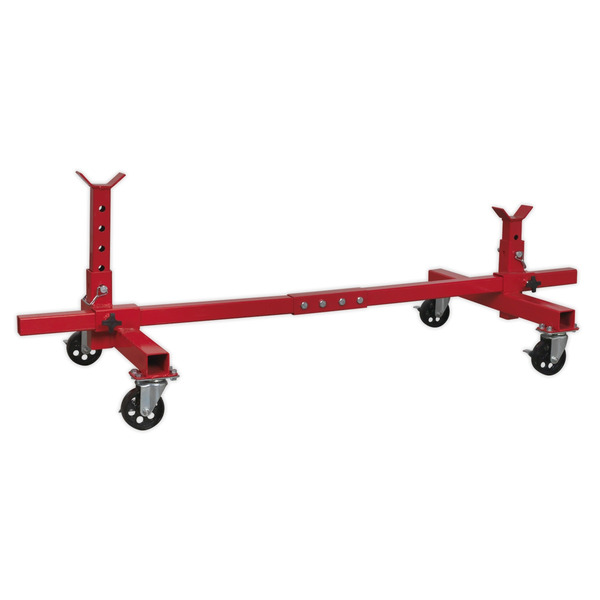 Sealey VMD001 Adjustable 2-Post Vehicle Moving Dolly 900kg Capacity
