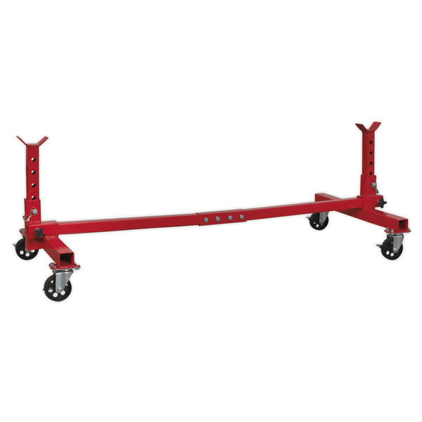 Sealey VMD001 Adjustable 2-Post Vehicle Moving Dolly 900kg Capacity