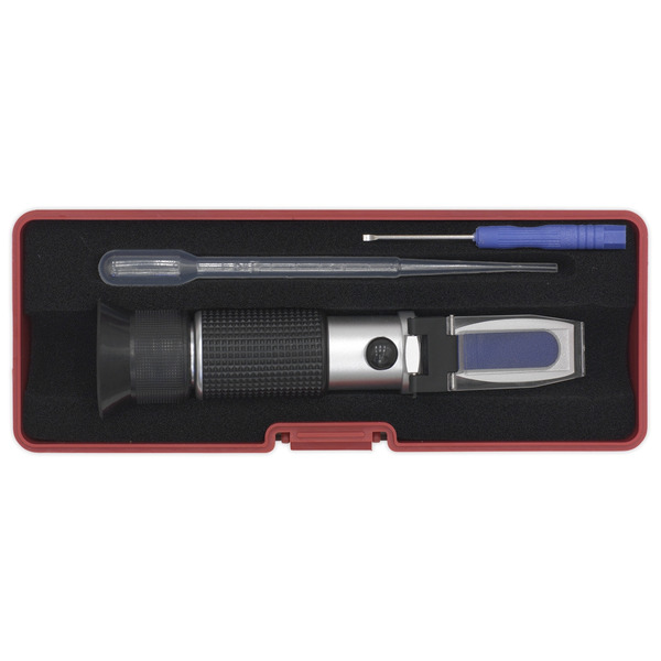 Sealey VS0052 Refractometer Antifreeze/Battery Fluid/Screenwash/AdBlue&reg;