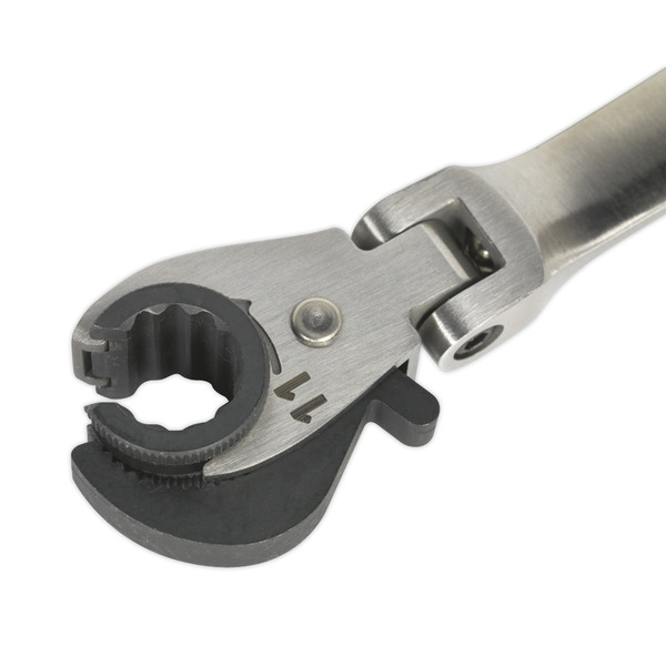Sealey VS0347 Premier Ratcheting Brake Pipe Spanner 10 x 11mm