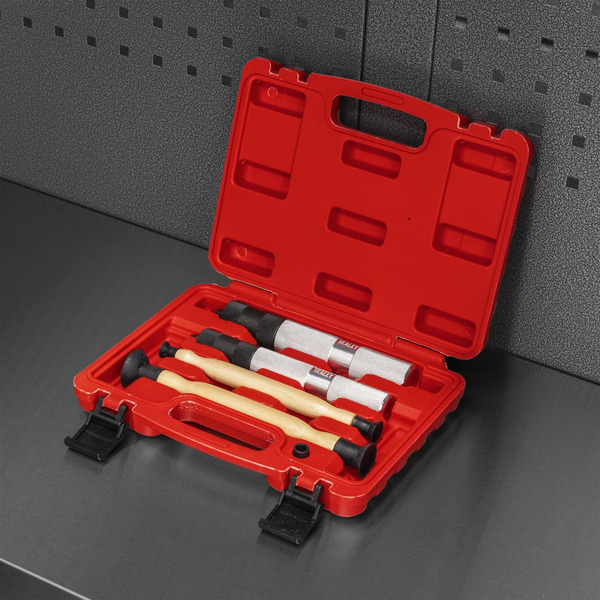 Sealey VS1543 Valve Collet Remover/Installer Lapping Set 5pc