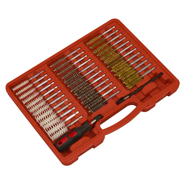 Sealey VS1910 Injector Bore Cleaning Brush Set 38pc