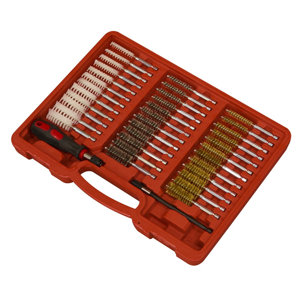 Sealey VS1910 Injector Bore Cleaning Brush Set 38pc