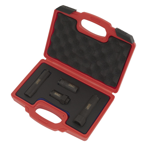 Sealey VS2061 Diesel Injector Socket Set for Commercial Vehicles 4pc