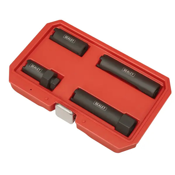 Sealey VS2061 Diesel Injector Socket Set for Commercial Vehicles 4pc