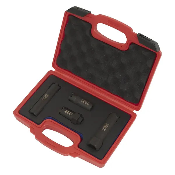 Sealey VS2061 Diesel Injector Socket Set for Commercial Vehicles 4pc