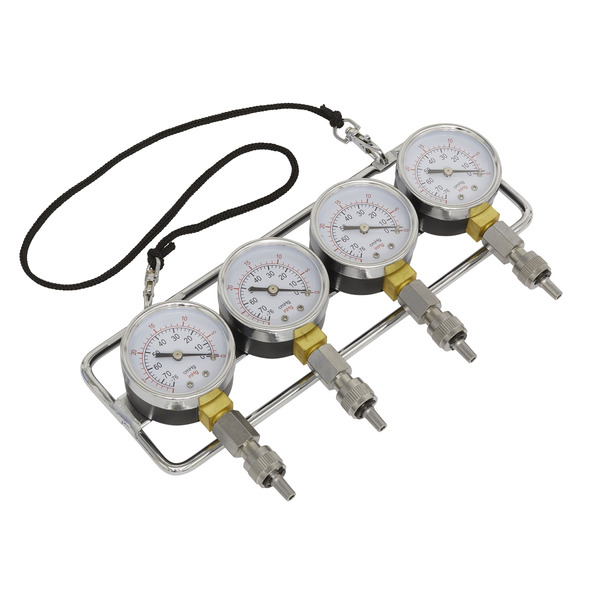 Sealey VS209 Carburettor Synchronizer (Vacuum, Mini-Type)