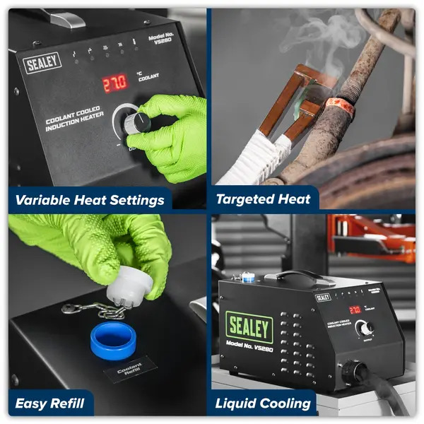 Sealey VS280 Coolant Cooled Induction Heater 3700W