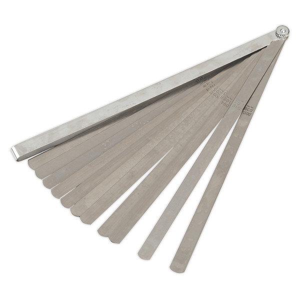 Sealey VS516 Extra-Long Dual Marked Feeler Gauge 25 Blade