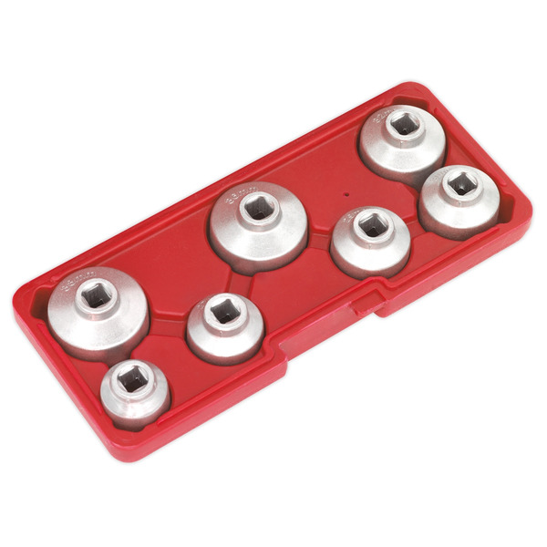Sealey VS7008 Oil Filter Cap Wrench Set 7pc
