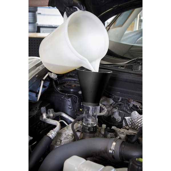 Sealey VS7102 Engine Oil Funnel Set for Renault/Nissan 4pc