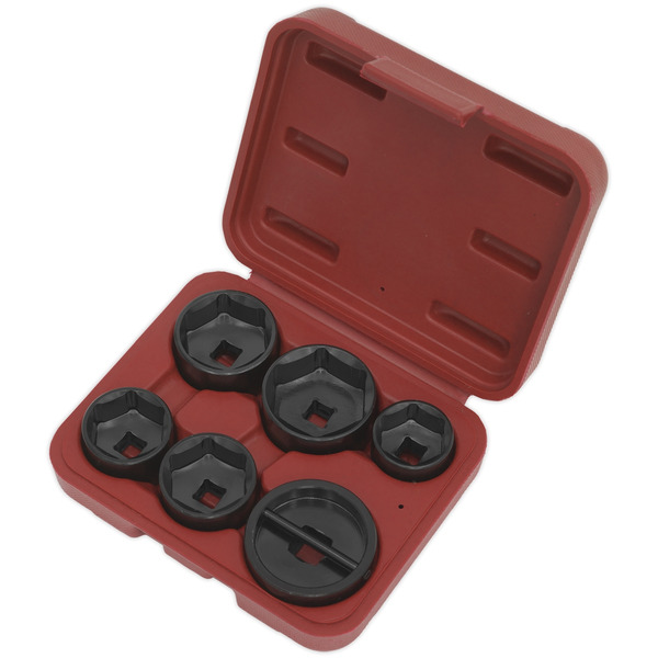 Sealey VS7103 Oil Filter Cap Wrench Set 6pc