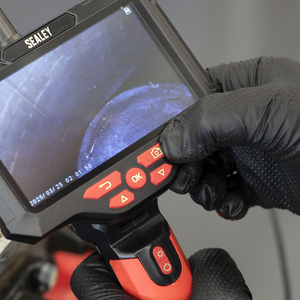 Sealey VS8118 Video Borescope 5.5mm Camera Dual Lens & 5