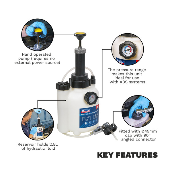 Brake & Clutch Bleeding System 2.5L