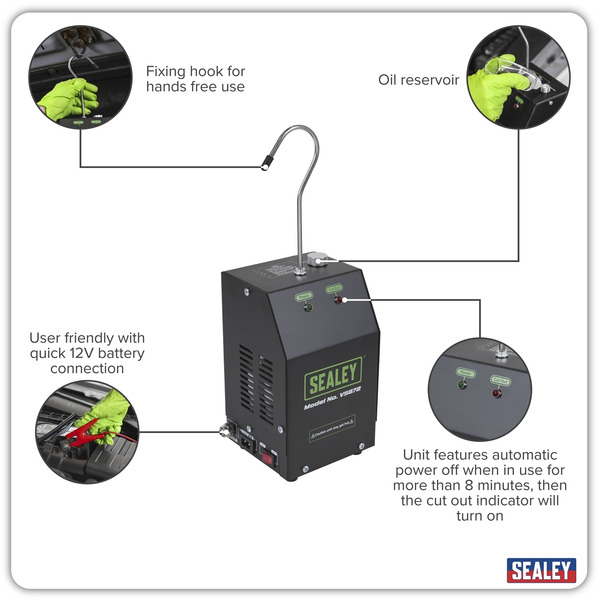 Sealey VS872 Leak Detector Smoke Diagnostic Tool