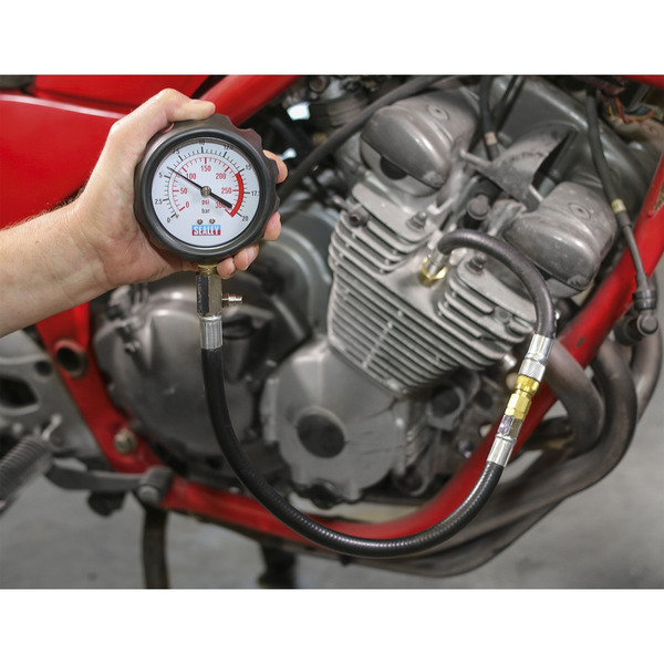 Sealey VSE300D Petrol Compression Tester Deluxe Kit 6pc