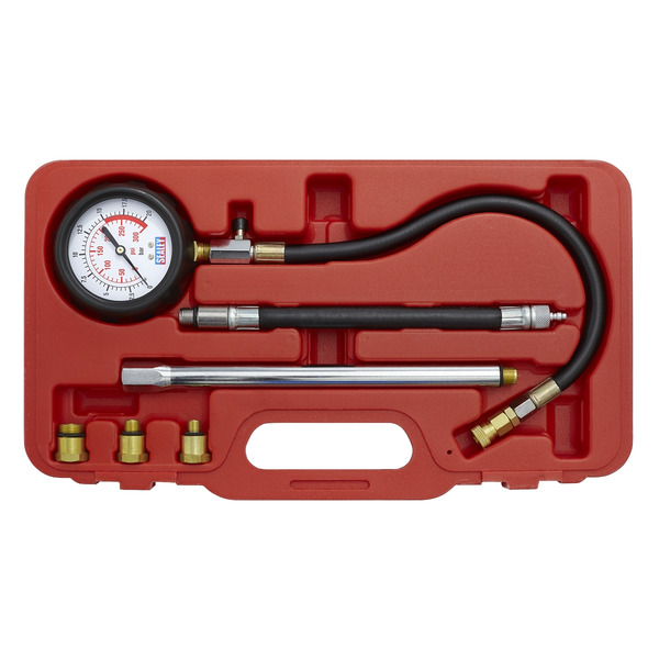 Sealey VSE300D Petrol Compression Tester Deluxe Kit 6pc