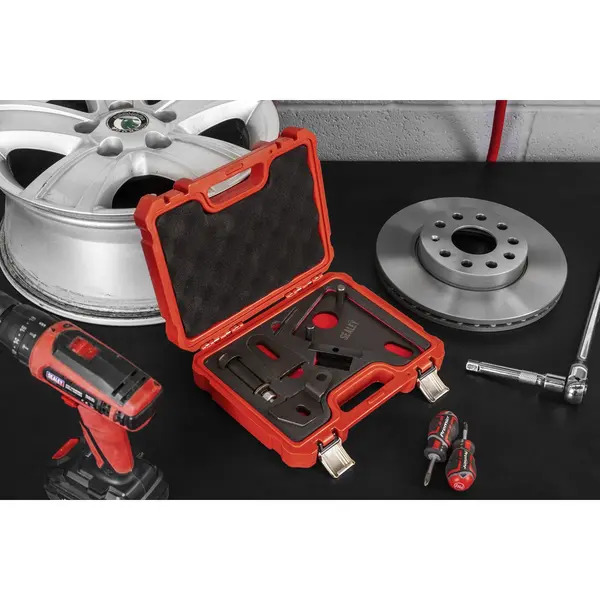 Sealey VSE5032 Front Pulley & Flywheel Locking Tool Set - Chain Drive