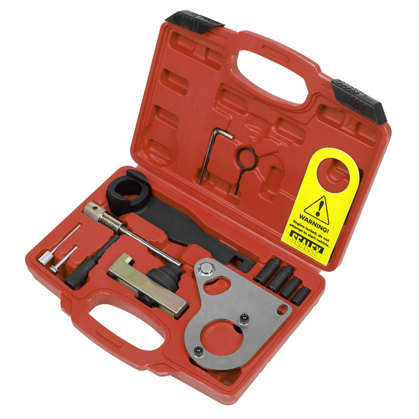 Sealey VSE5086A Diesel Engine Timing Tool Kit for Renault, Mercedes, Nissan, GM 1.6D/2.0/2.3dCi/CDTi - Chain Drive