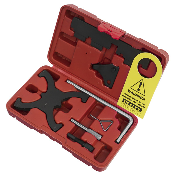 Sealey VSE6560A Petrol Engine Timing Tool Kit for Ford, Volvo 1.6 EcoBoost & 2.0D/2.2D Belt Drive