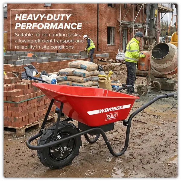 Sealey WBR150E Electric Wheelbarrow 150kg Capacity