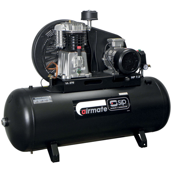 SIP TN7.5/270 270ltr Belt Drive Compressor - 06585