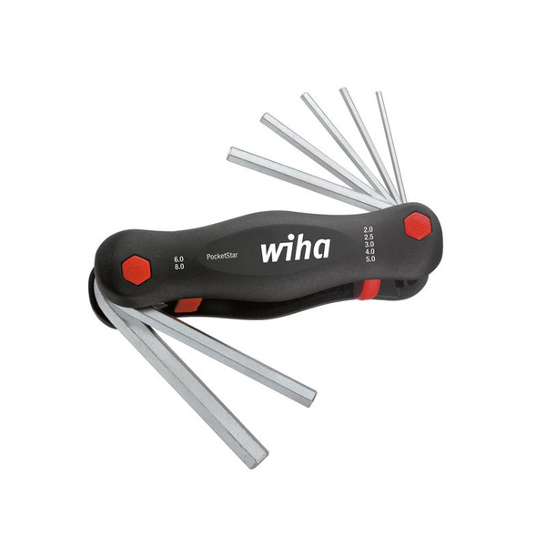 Wiha WHA23041 PocketStar Hex Key Set, 7 Piece (2-8mm)