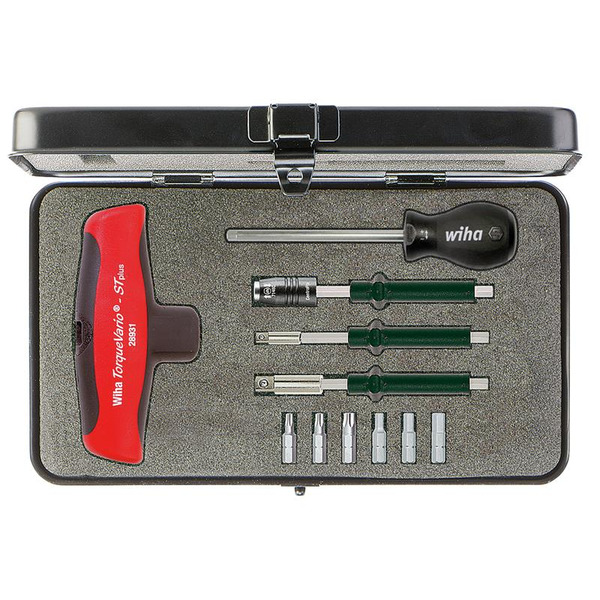 Wiha WHA29234 TorqueVario®-S T Screwdriver Set, 11 Piece
