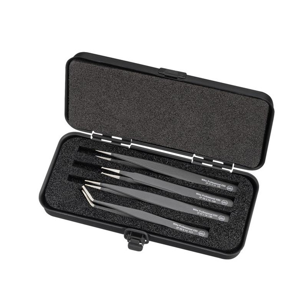Wiha WHA32349 Professional ESD SMD Tweezer Set, 4 Piece