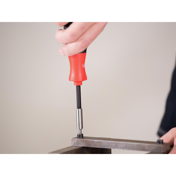 Wiha WHA38606 LiftUp 25 Magnetic Screwdriver with Bit Magazine (SL, PH, PZ, TX, Hex)
