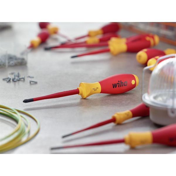 Wiha WHA41003 SoftFinish® electric slimFix Screwdriver Set, 12 Piece
