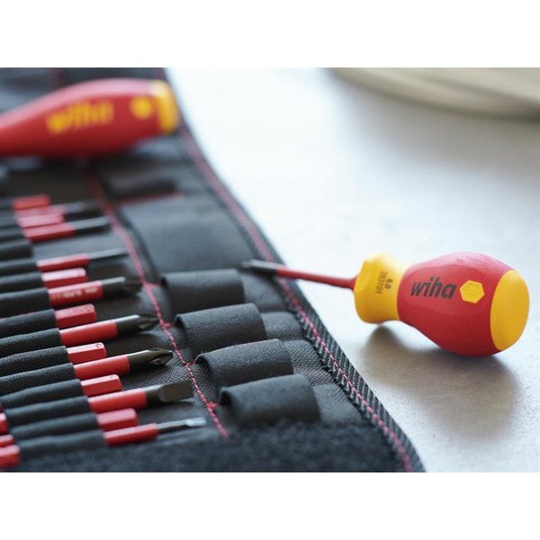 Wiha WHA41232 SoftFinish® electric slimVario Screwdriver Set, 10 Piece