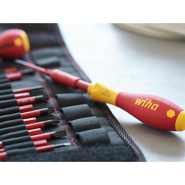 Wiha WHA41232 SoftFinish® electric slimVario Screwdriver Set, 10 Piece