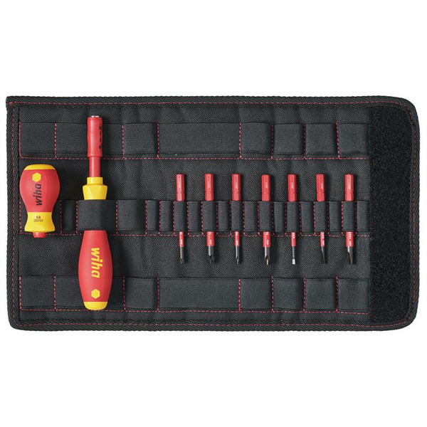 Wiha WHA41232 SoftFinish® electric slimVario Screwdriver Set, 10 Piece