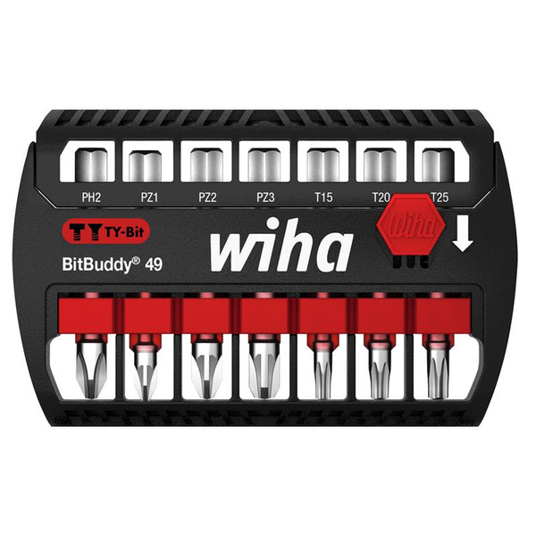 Wiha WHA42116 BitBuddy® TY Bit Set, 7 Piece