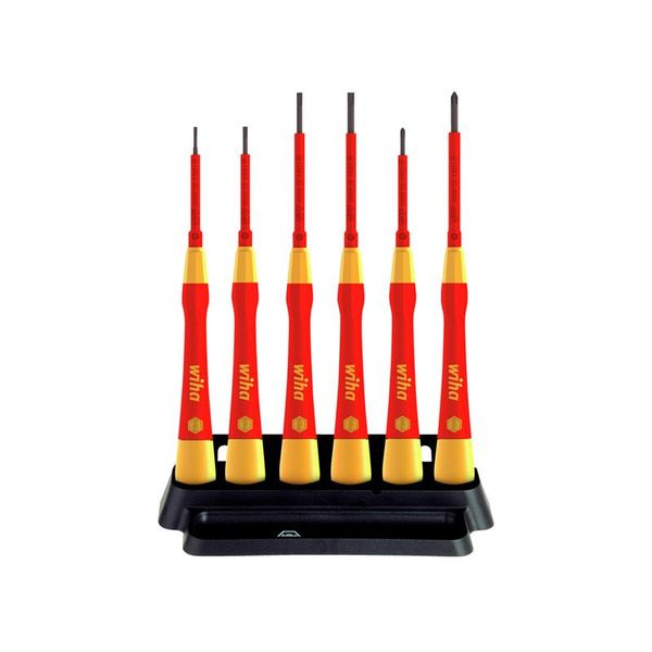 Wiha WHA42989 PicoFinish® SL/PH Fine VDE Screwdriver Set, 7 Piece