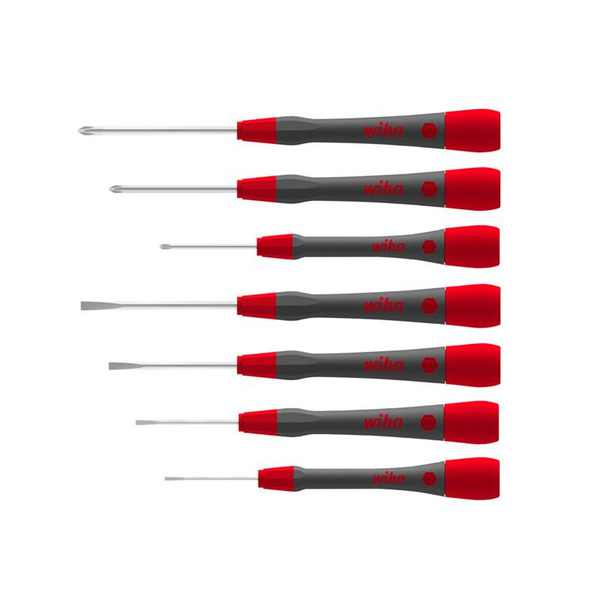 Wiha WHA42991 PicoFinish® SL/PH Fine Screwdriver Set, 7 Piece