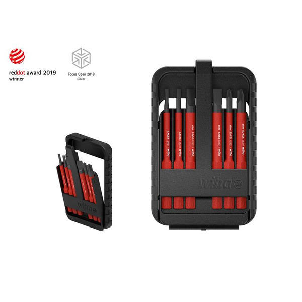 Wiha WHA43156 slimBit electric Hex Bit Set, 7 Piece