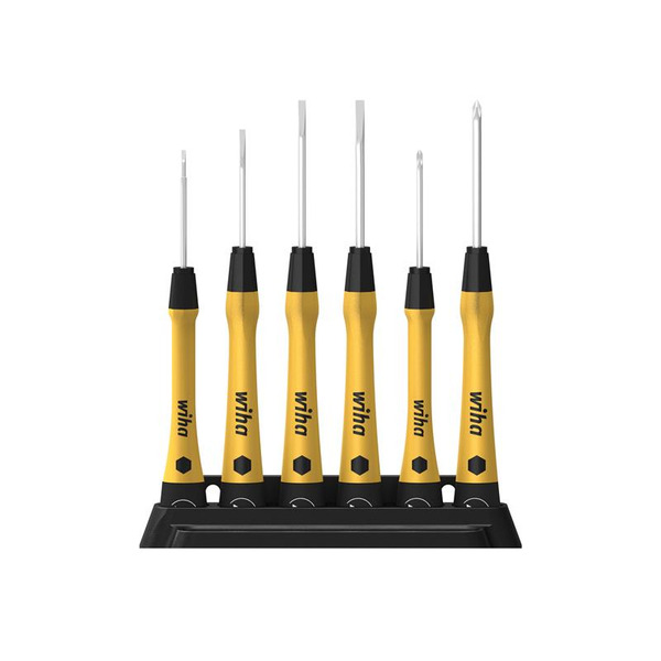 Wiha WHA43707 PicoFinish® SL/PH Fine ESD Screwdriver Set, 7 Piece