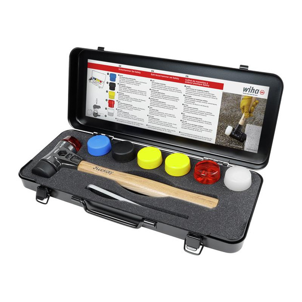 Wiha WHA44008 Assorted Hammer Face Set, 9 Piece