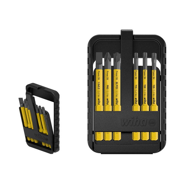 Wiha WHA44106 Power slimBit electric Bit Set, 7 Piece