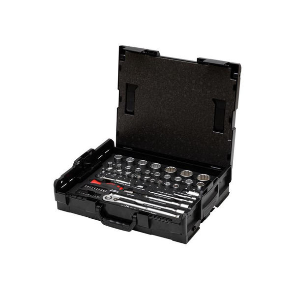 Wiha WHA44685 1/4in & 1/2in Nut Driver & Bit Set, 60 Piece (inc. Case)