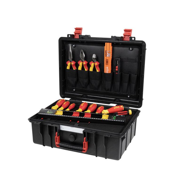 Wiha WHA45530 L electric Basic Tool Set, 18 Piece (inc. Case)