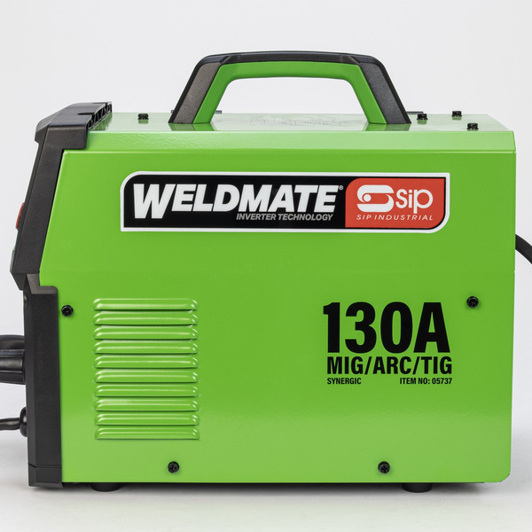 SIP WELDMATE Autoplus 130A MIG/ARC/TIG Synergic Inverter Welder - 05737