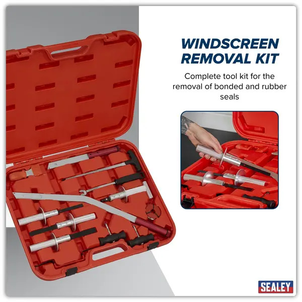Sealey WK14 Windscreen Removal Tool Kit 14pc