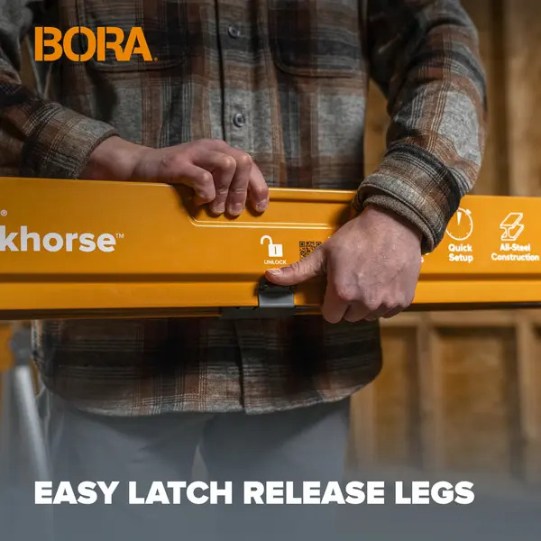 BORA PM-3350PK2 Workhorse Workstand Sawhorse Foldable Legs Twin Pack