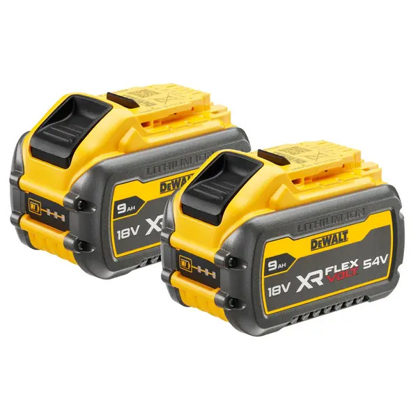 DeWalt DCB547X2 54V XR 9.0Ah Battery Twin Pack